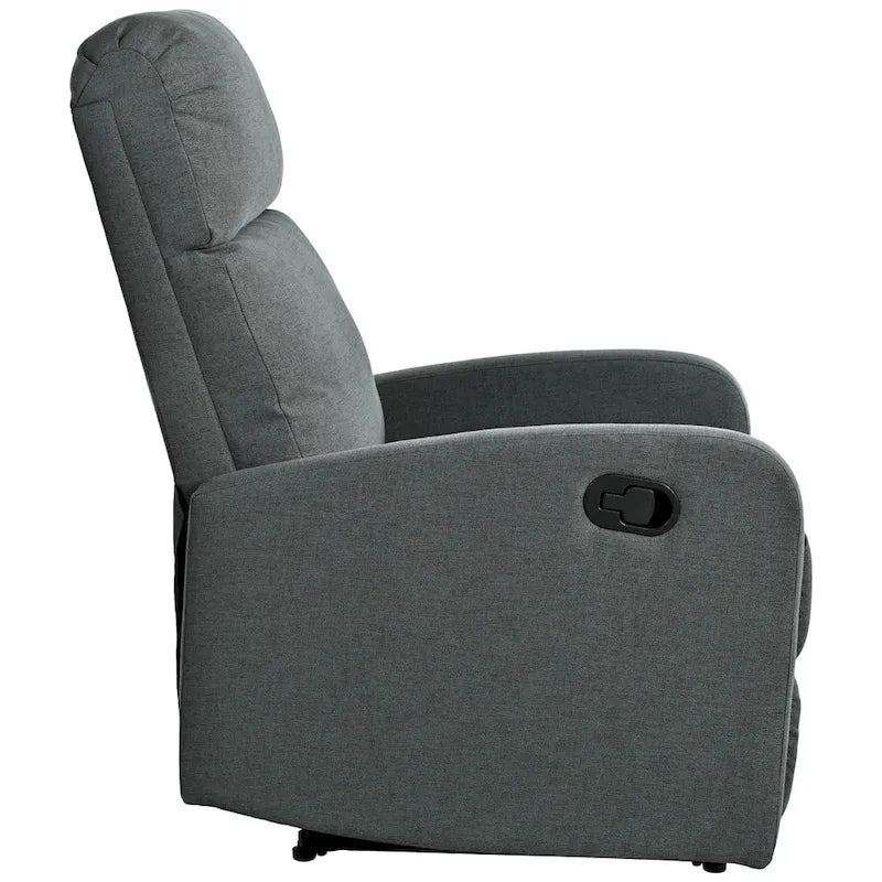 Modern Recliner Manual Recliner Home Theater Manual Recliner Chair with Adjustable Backrest for Living Room