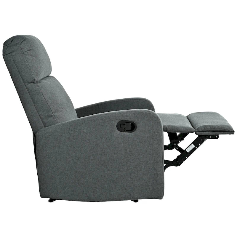 Modern Recliner Manual Recliner Home Theater Manual Recliner Chair with Adjustable Backrest for Living Room