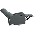 Modern Recliner Manual Recliner Home Theater Manual Recliner Chair with Adjustable Backrest for Living Room