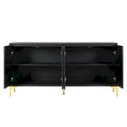 4-door Sideboard Handleless Buffet Cabinet for Dining Room,Living Room