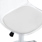 Swivel Bar Stools Set of 2, Counter Height Barstools with Backrest, Dining Room Chairs with Footrest and PU Seats