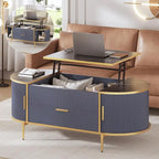 Lift Top Coffee Table Storage Compartment Barn Door