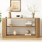 58.9  Modern Entryway Console Table, Slim Sofa Table with Open Shelf for Multi-Functional Use