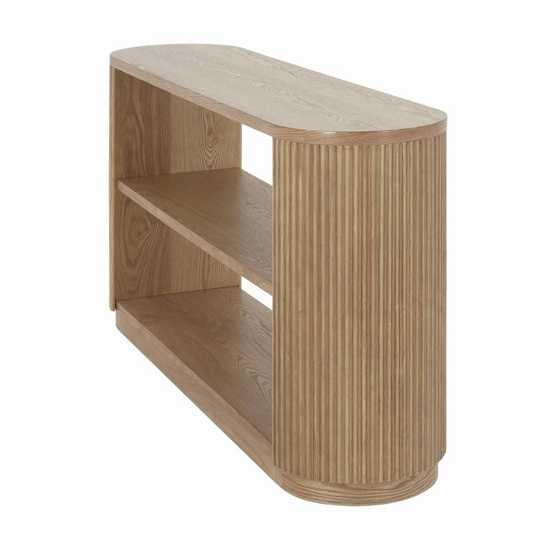 58.9  Modern Entryway Console Table, Slim Sofa Table with Open Shelf for Multi-Functional Use