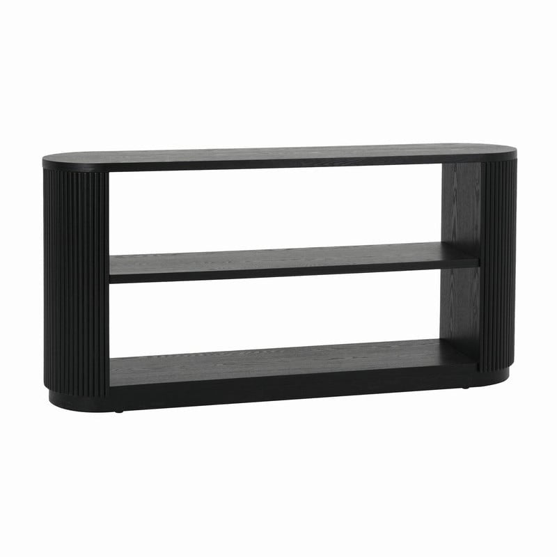 58.9  Modern Entryway Console Table, Slim Sofa Table with Open Shelf for Multi-Functional Use