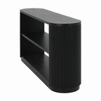 58.9  Modern Entryway Console Table, Slim Sofa Table with Open Shelf for Multi-Functional Use