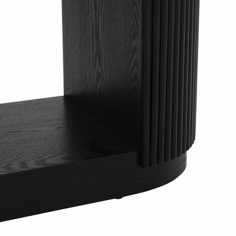 58.9  Modern Entryway Console Table, Slim Sofa Table with Open Shelf for Multi-Functional Use