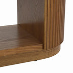 58.9  Modern Entryway Console Table, Slim Sofa Table with Open Shelf for Multi-Functional Use