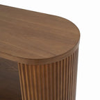 58.9  Modern Entryway Console Table, Slim Sofa Table with Open Shelf for Multi-Functional Use