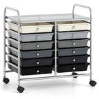 12-Drawer Rolling Storage Cart Mobile Utility Cart on Wheels