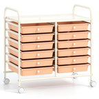 12-Drawer Rolling Storage Cart Mobile Utility Cart on Wheels