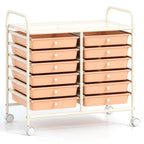 12-Drawer Rolling Storage Cart Mobile Utility Cart on Wheels