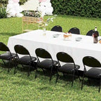 Costway 2/4/8/10/12 PCS Folding Padded Party Chairs with Metal Frame