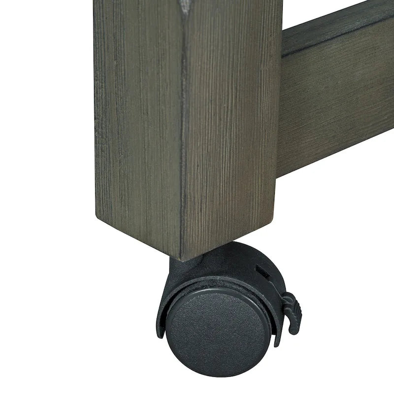 Extendable Kitchen Island With Storage(no include stool)