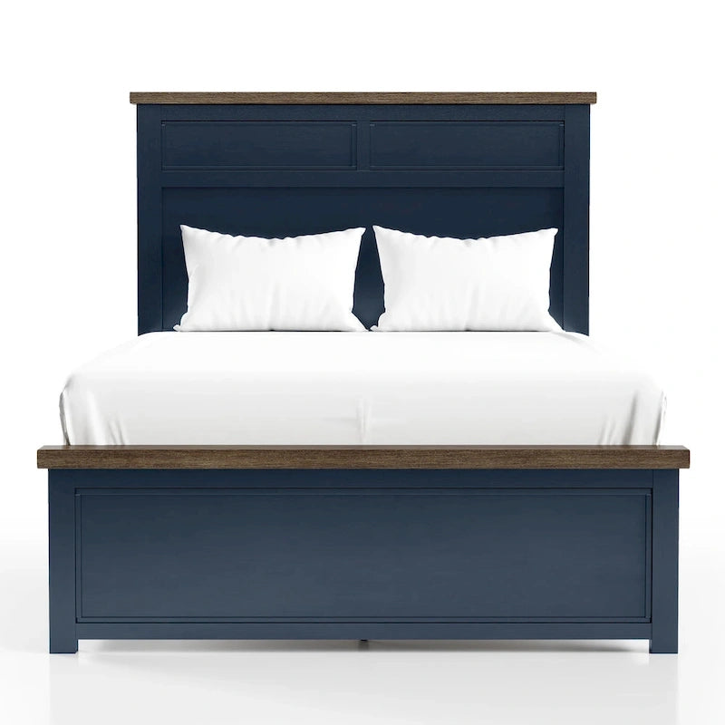 Furniture of America Althea Modern Farmhouse Pinewood Panel Bed