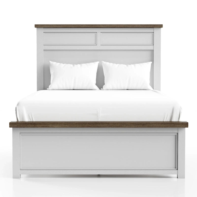 Furniture of America Althea Modern Farmhouse Pinewood Panel Bed