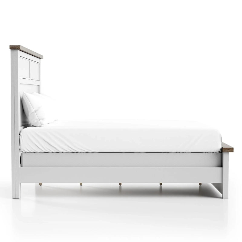 Furniture of America Althea Modern Farmhouse Pinewood Panel Bed