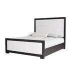 Furniture of America Durem II Modern Classic Solid Wood Fabric Panel Bed