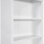 Versatile Tall Bookshelf with LED Lighting and Multiple Storage Options for Home