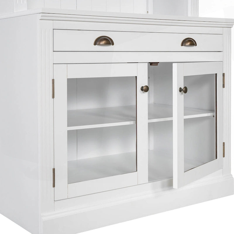 Versatile Tall Bookshelf with LED Lighting and Multiple Storage Options for Home