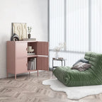 Versatile Metal Storage Locker for Home and Office, Meeting Various Storage Demands