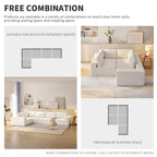 147  Modular Sectional Sofa,L Shaped Wide Seat Couch,Free Combination