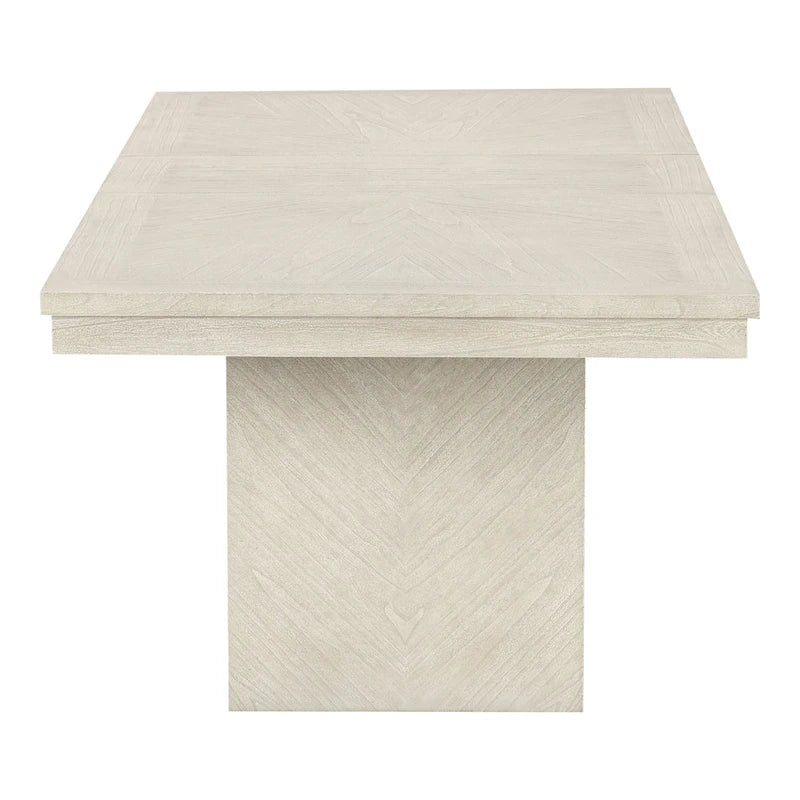 Furniture of America Yetaria Modern Farmhouse 6-Piece Natural Wood Dining Table Set