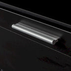 Black 70.87  TV Stand with 3 Open Storage Spaces and 3 Drawers for Living Room