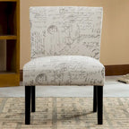 Modern 25.5  Upholstered Accent Chair with Wood Legs for Living Room