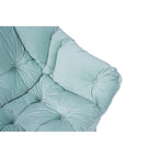 Green 22.35  Tufted Lounge Chair with Side Pocket