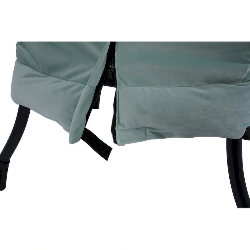 Green 22.35  Tufted Lounge Chair with Side Pocket