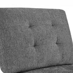 Grey 116  L-Shaped 6-Seat Sofa with Chairs and Storage