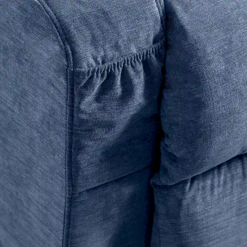 Blue Power Lift Recliner with Heat, Massage & USB Ports