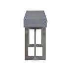 57  Modern Console Table with Three Drawers and Unique Leg Design for Entryway, Hallway, Living Room