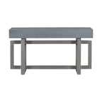 57  Modern Console Table with Three Drawers and Unique Leg Design for Entryway, Hallway, Living Room