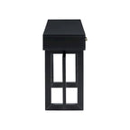 57  Modern Console Table with Three Drawers and Unique Leg Design for Entryway, Hallway, Living Room