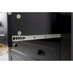 Antique Style 6-Drawer Double Dresser with Retro Shell Handle for Bedroom, Living Room