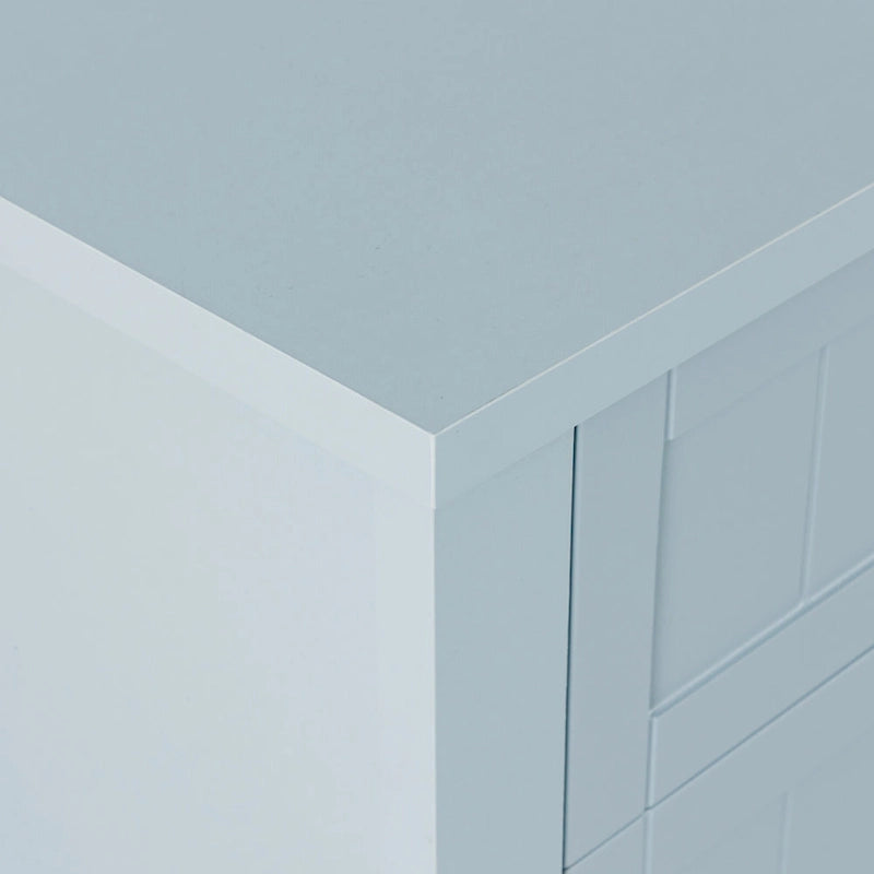 Antique Style 6-Drawer Double Dresser with Retro Shell Handle for Bedroom, Living Room