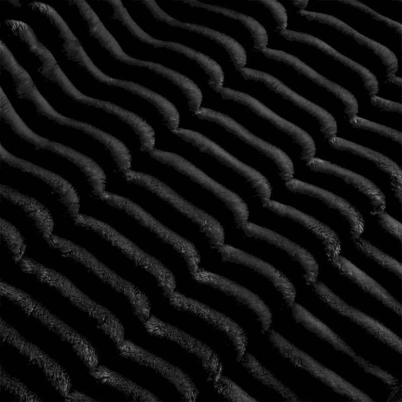 Corduroy 2-Seater Sectional Sofa with Convertible Ottoman & Pillows