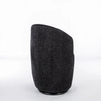 Chenille Fabric Swivel Accent Armchair