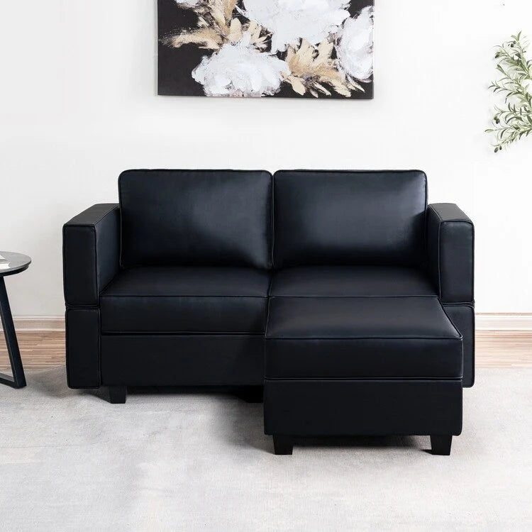 Modular Convertible Sectional Sofa Bed Sleeper Loveseat Couch