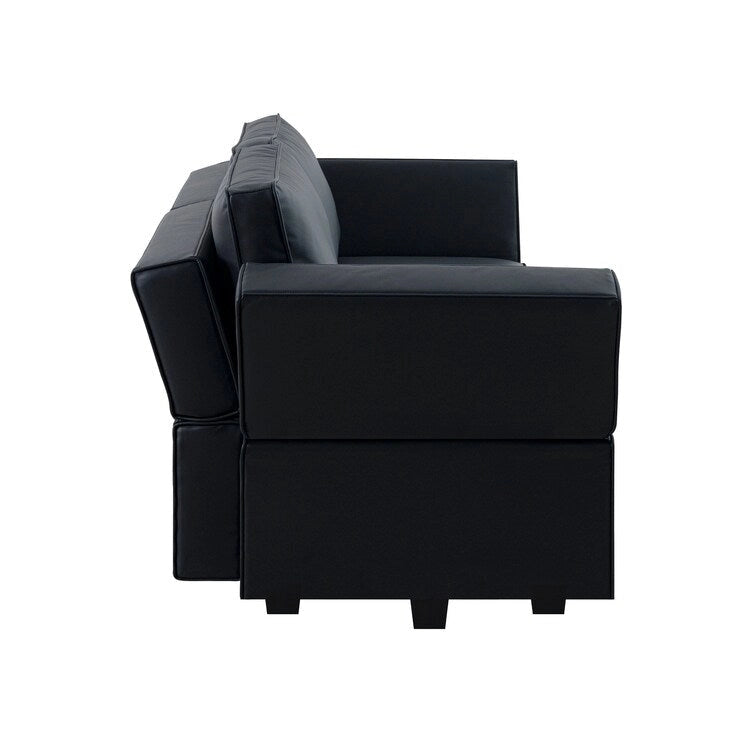 Modular Convertible Sectional Sofa Bed Sleeper Loveseat Couch