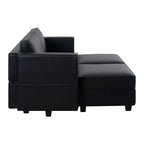 Modular Convertible Sectional Sofa Bed Sleeper Loveseat Couch