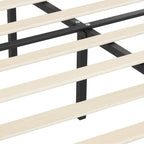 VECELO Upholstered Platform Bed Frame with Adjustable Headboard