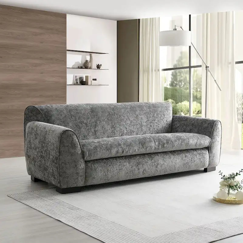 Furniture of America Corwin Modern Bench Style Sofa with OEKO TEX Certified Fabric