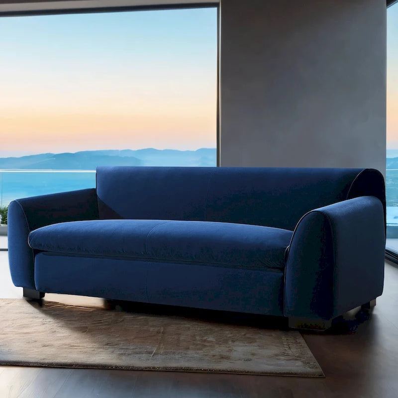 Furniture of America Corwin Modern Bench Style Sofa with OEKO TEX Certified Fabric