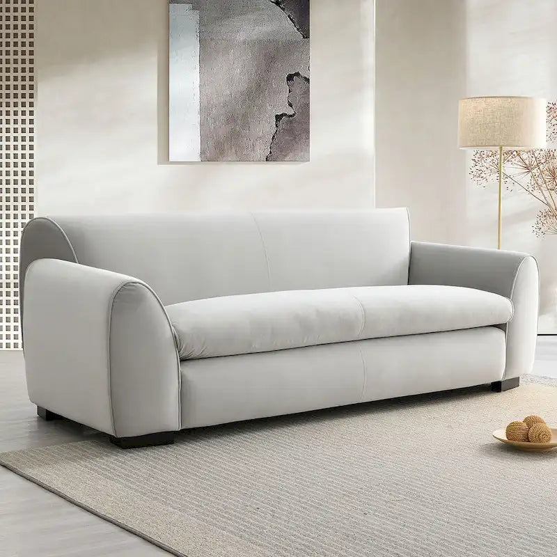 Furniture of America Corwin Modern Bench Style Sofa with OEKO TEX Certified Fabric