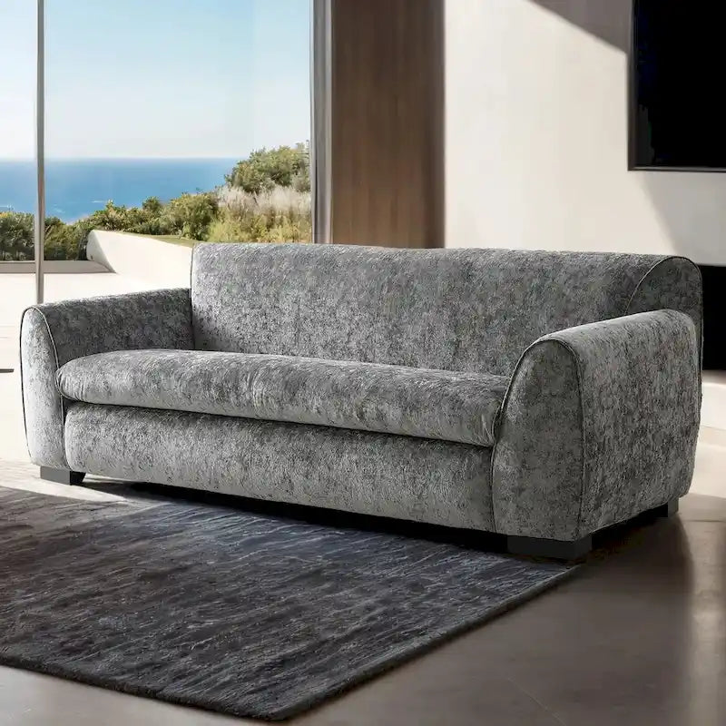 Furniture of America Corwin Modern Bench Style Sofa with OEKO TEX Certified Fabric