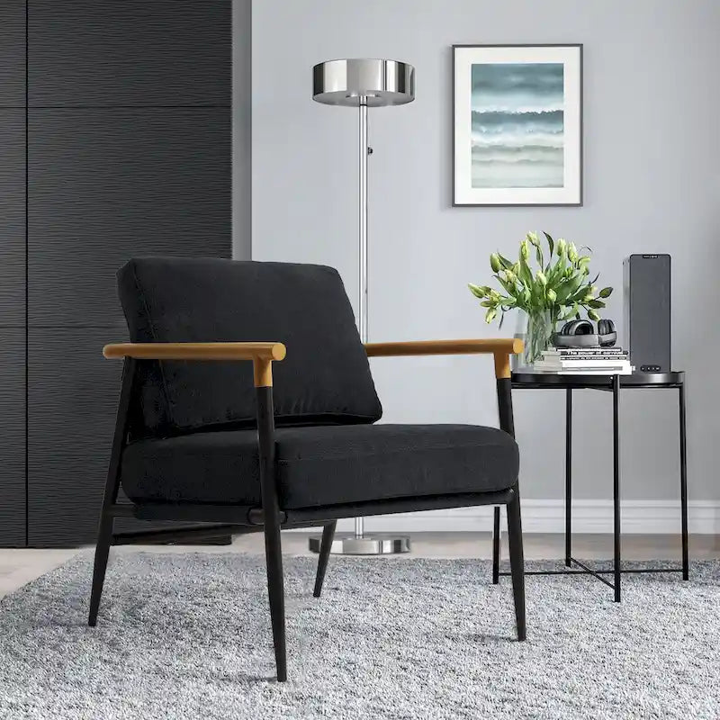 Upholstered Accent chair Club Chair for Living Room