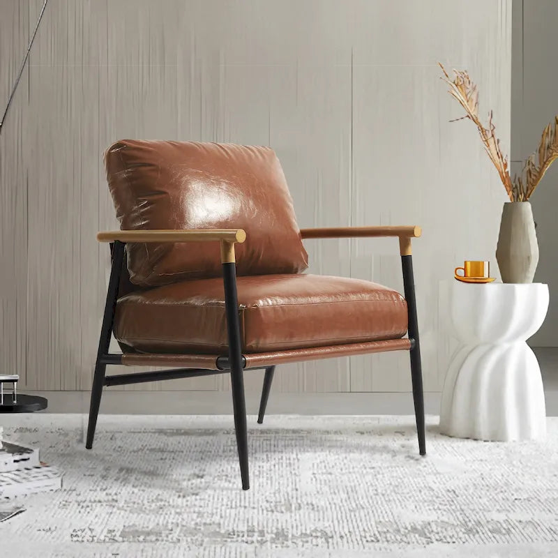 Upholstered Accent chair Club Chair for Living Room
